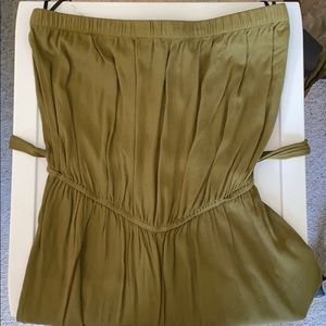 Forever 21 Tube Jumpsuit Olive